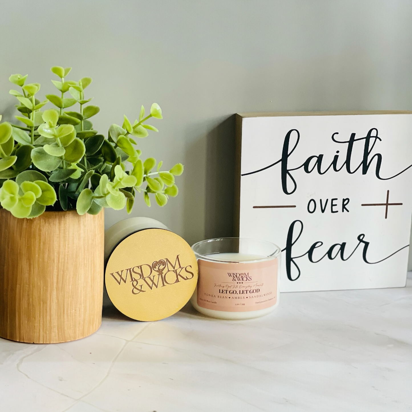 Let Go, Let God Candle - 3.5oz